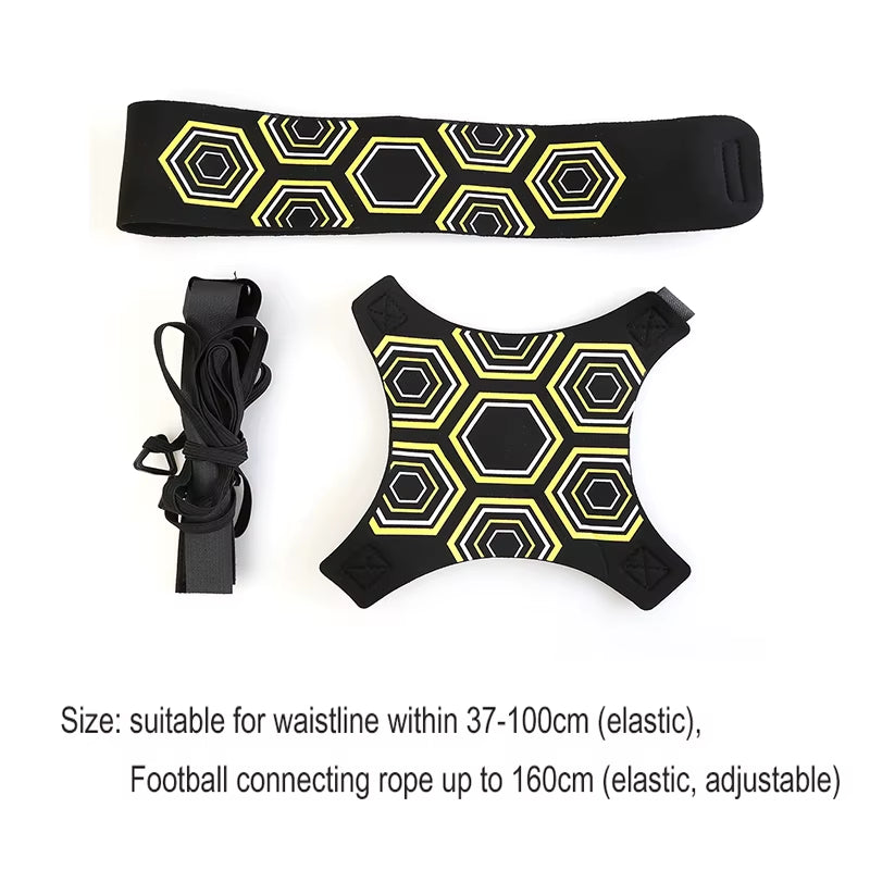 Adjustable Football Kick Trainer Soccer Ball Training Equipment Soccer Trainer Solo Practice Elastic Belt Sports Assistance