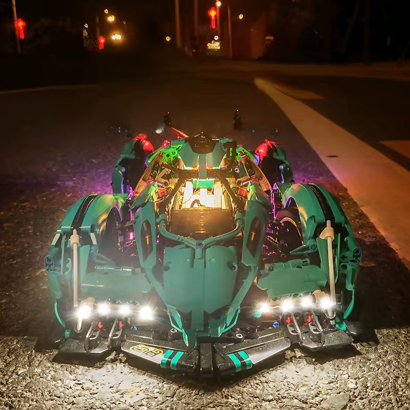 2023 Building Blocks Concept Edition Sports Car Super Racing Building Blocks Brick Model Overspeed Car Toy Children'S Gift